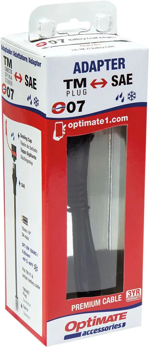 Tecmate Optimate Charger Cable Adapter