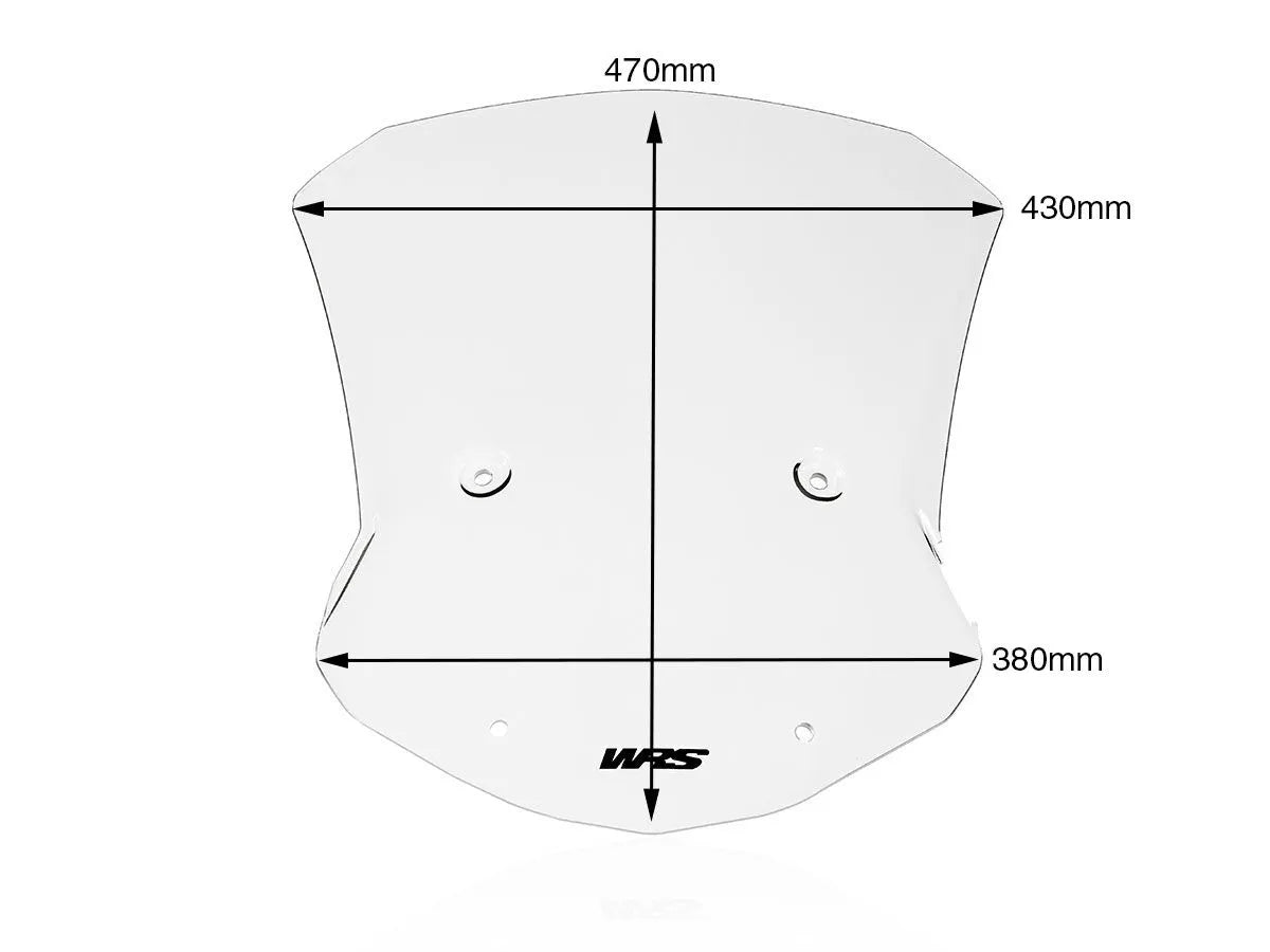 Wrs Windscreen - Enhanced Rider Protection