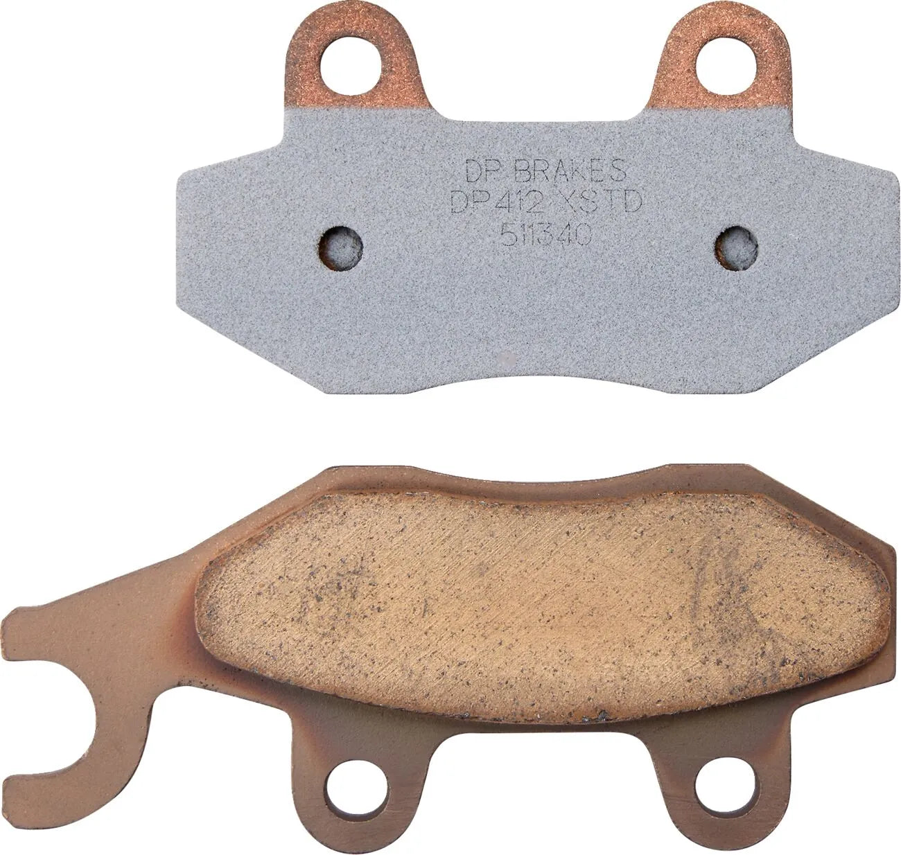 DP Brakes Standard Sintered Bromsbelägg - Dp412 - Fram & Bak