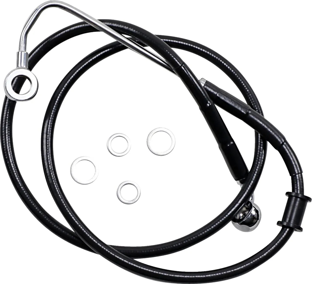 Drag Specialties Förlängd bromsledning för ABS - 44"