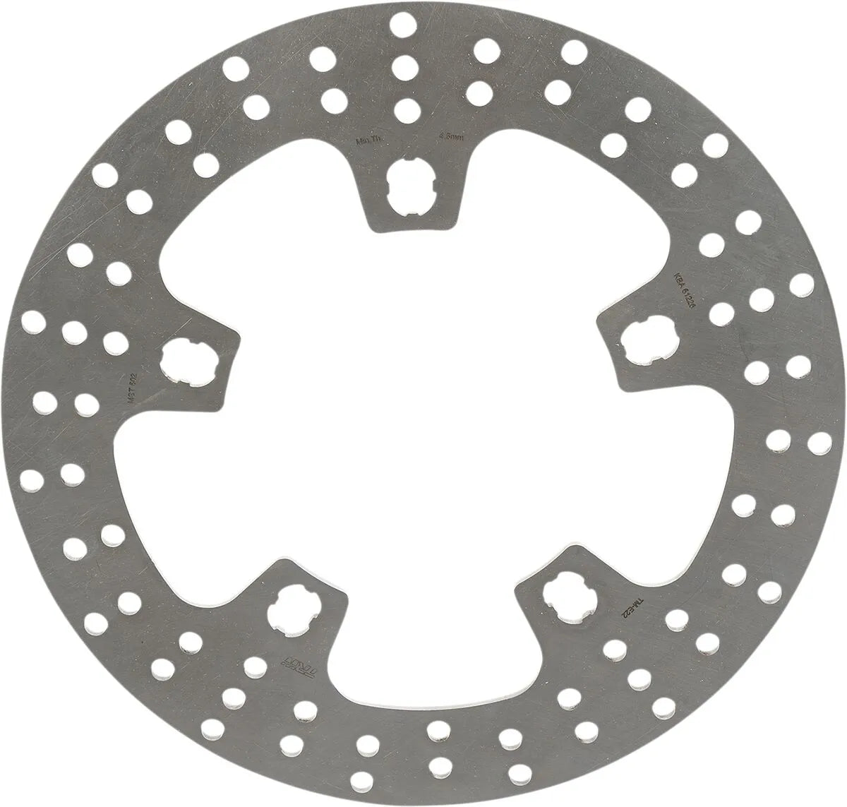 Trw Brake Rotor Fixed Round 300 Mm Stainless Steel - Front