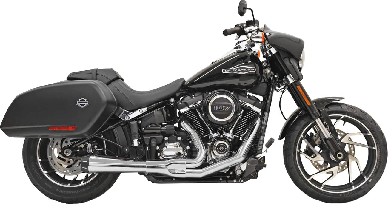 Bassani Xhaust 2-i-1 Road Rage Avgassystem Krom