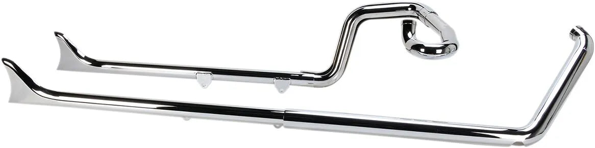 Bassani Xhaust True Duals Avgasrör med Fishtail Ljuddämpare