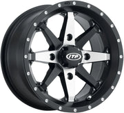 Itp Cyclone Wheel - Black Machined 15 Inch
