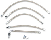 Drag Specialties Stainless Steel Braided Oil Line Kit
