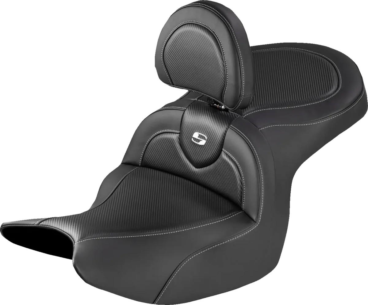Saddlemen Roadsofa Seat with Driver Backrest for Honda Gold Wing