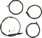 La Choppers Midnight Standard Braided Handlebar Cable/Brake Line