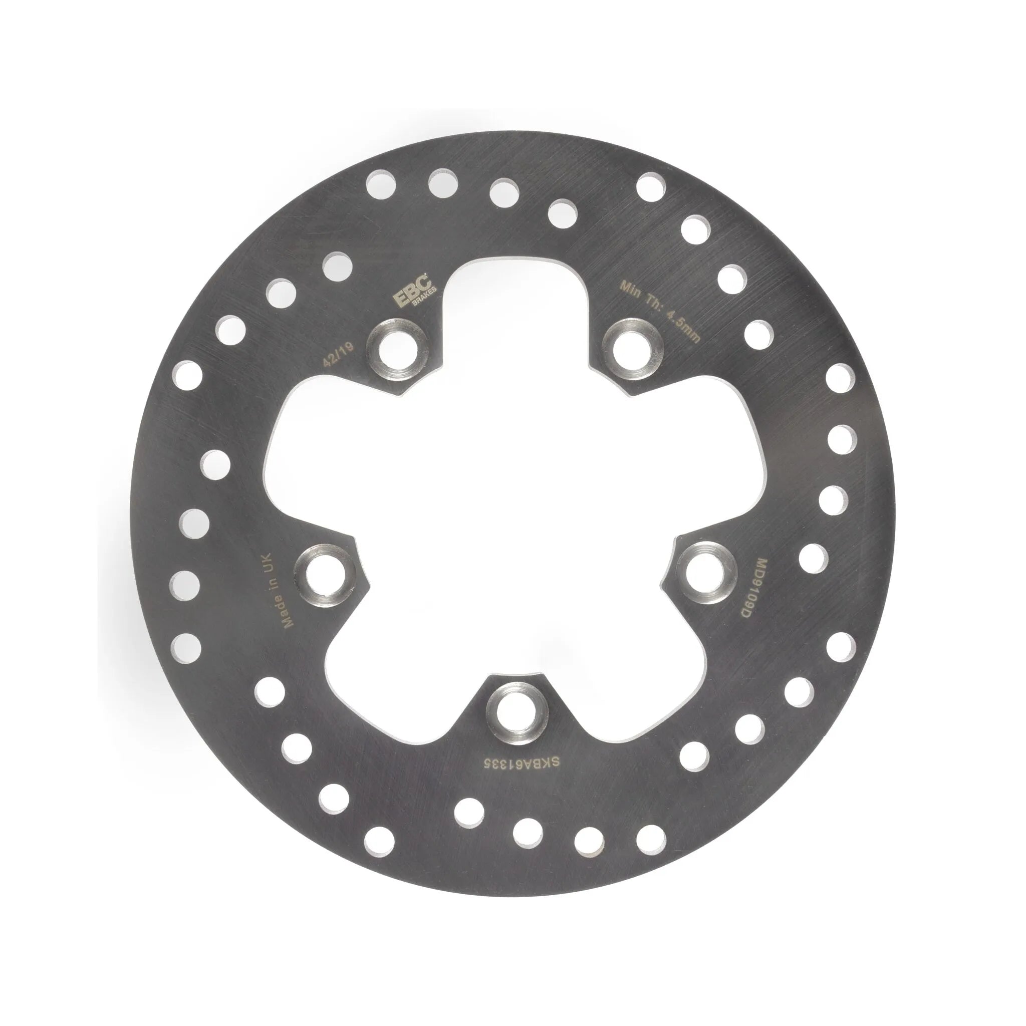 Ebc Round D-series Scooter Broms Rotor - Bak
