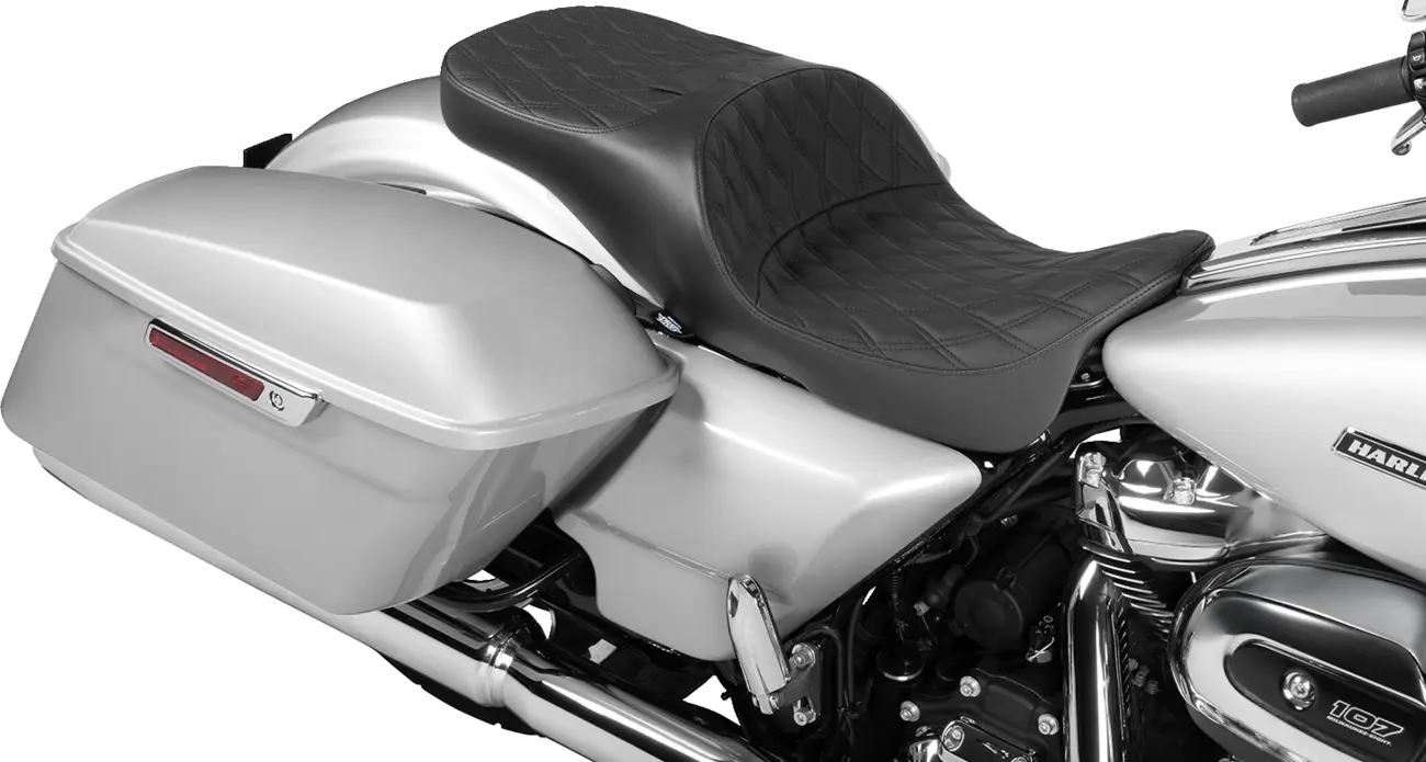 Drag Specialties Extended Reach Touring Seat - For Harley Davidson