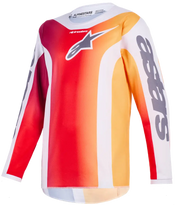 Alpinestars Youth Fluid Portl Jersey - Gray/Red