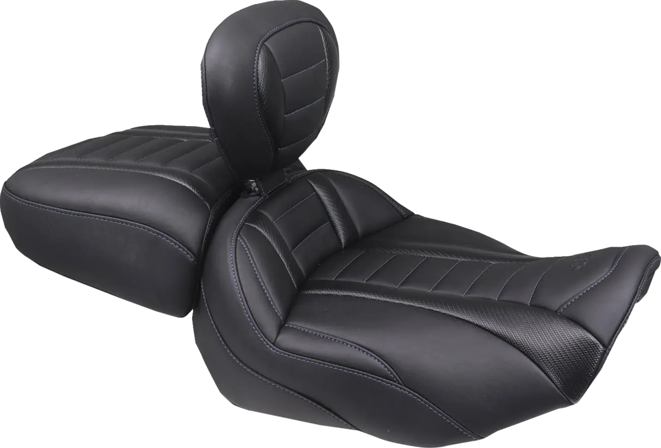 Mustang Deluxe Touring Solo Seat - For Harley Davidson