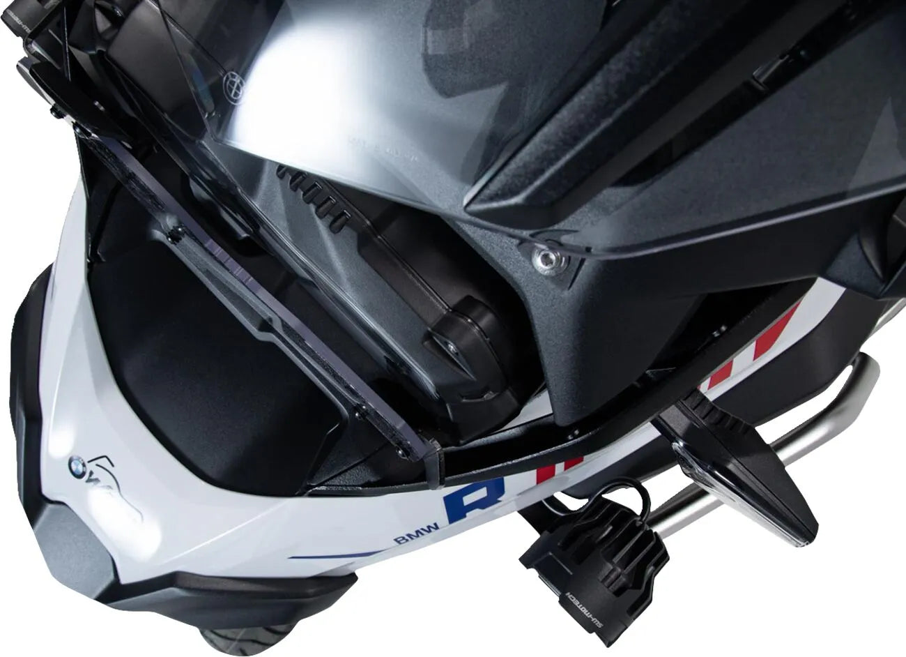 Sw-motech Headlight Guard - Steel & Makrolon Protection