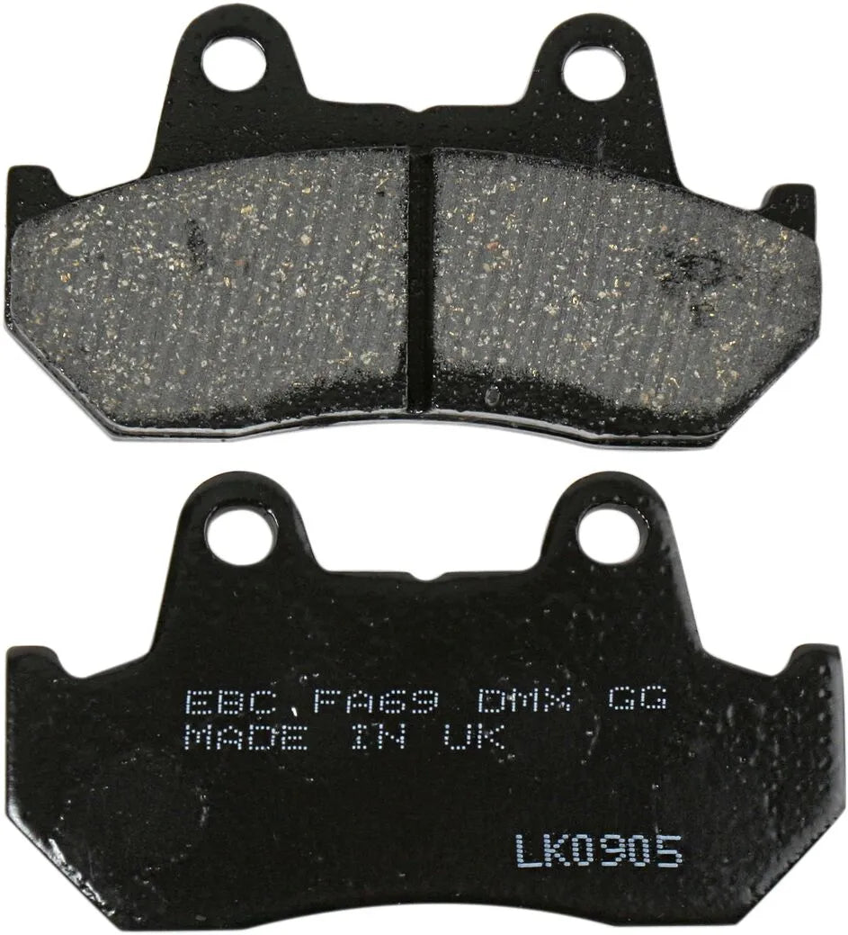Ebc Fa69 Organiska Bromsbelägg - Överlägsen Bromskraft - Fram & Bak