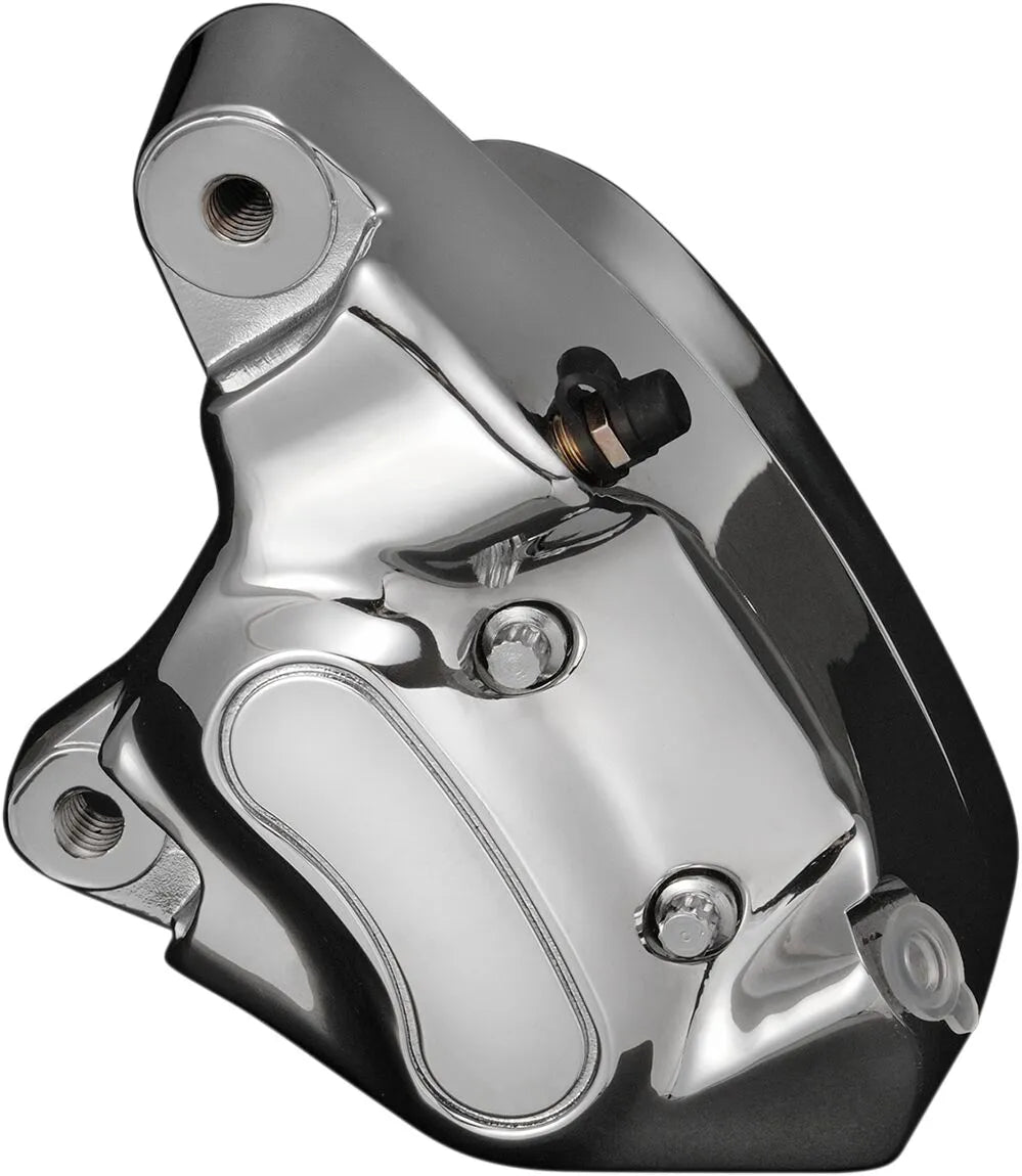 Drag Specialties Chrome 4-piston Brake Caliper Front Left