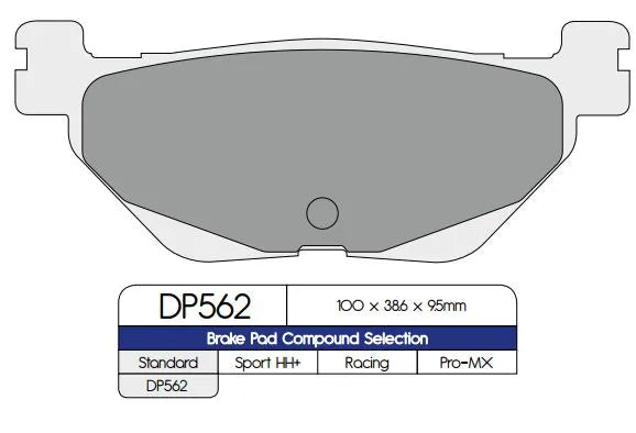 Dp Brakes Standard Sintermetall - Bak