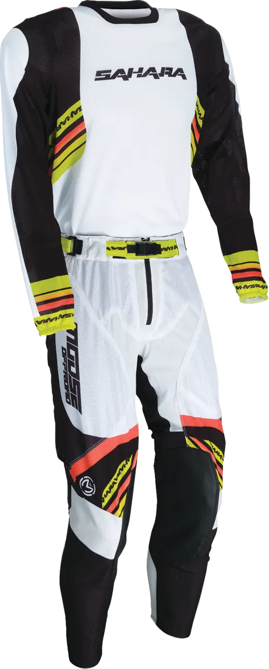 Moose Offroad Soft-Goods Sahara Jersey White/Black