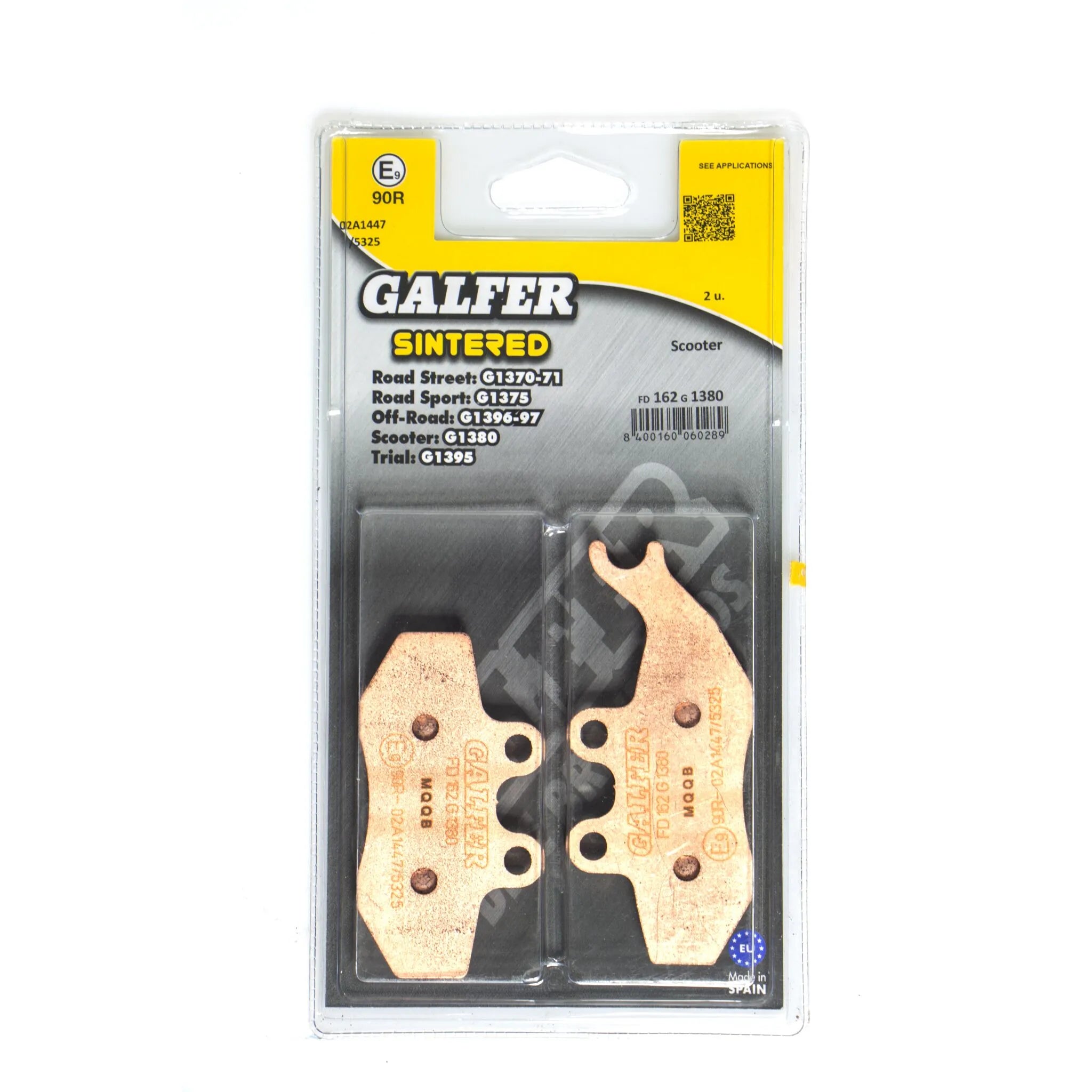 Galfer Hh Sintered Brake Pads - High Performance - Front & Rear