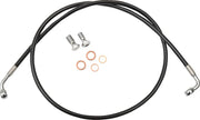La Choppers Black Braided Brake Line Kit - Ape Hanger