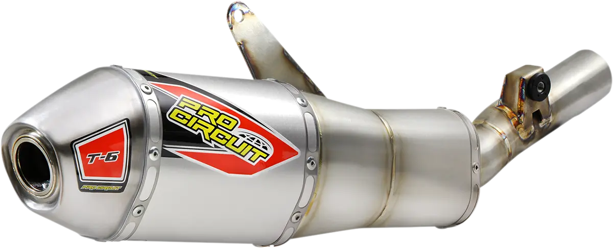 Pro Circuit T-6 Rostfritt Slip-On Avgassystem