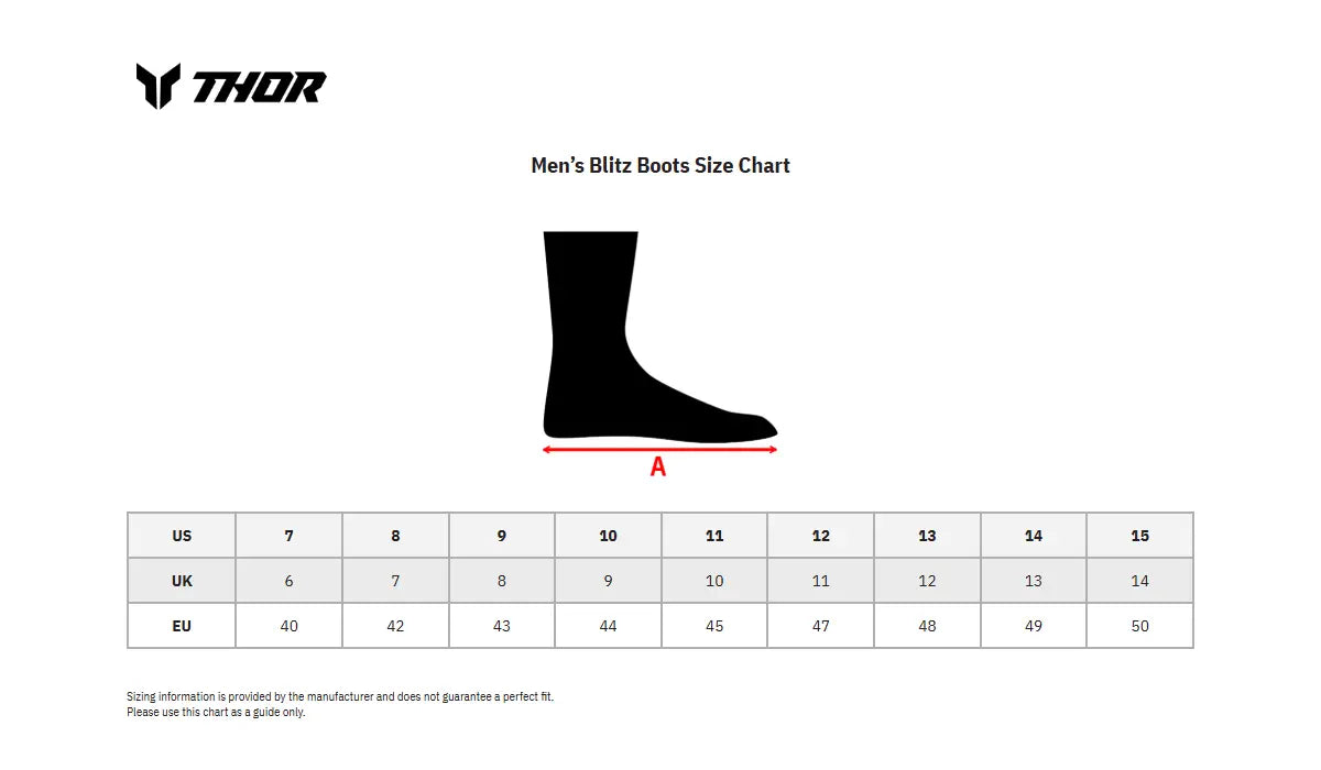 Thor Blitz XR Boots White/Black
