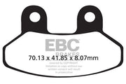 Ebc Sfac Carbon Scooter Bromsbelägg