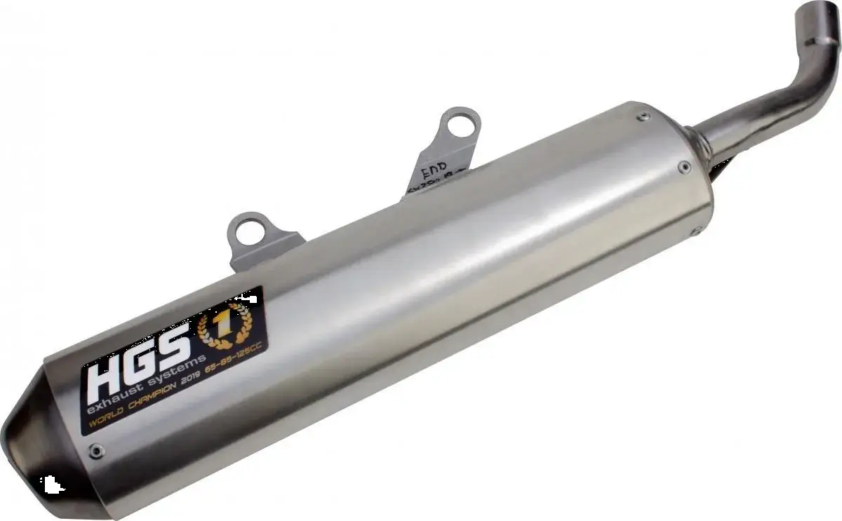 Hgs 2-stroke Silencer Exhaust Muffler - Aluminum/steel