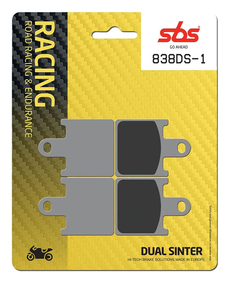 Sbs Ds Racing Dual Sintered Brake Pads - Front