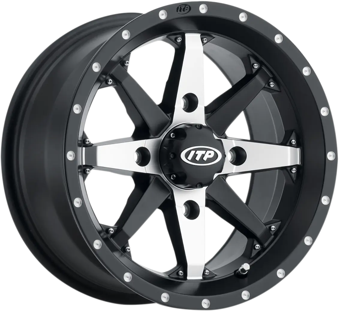 Itp Cyclone Wheel - 14 Inch Black Matte