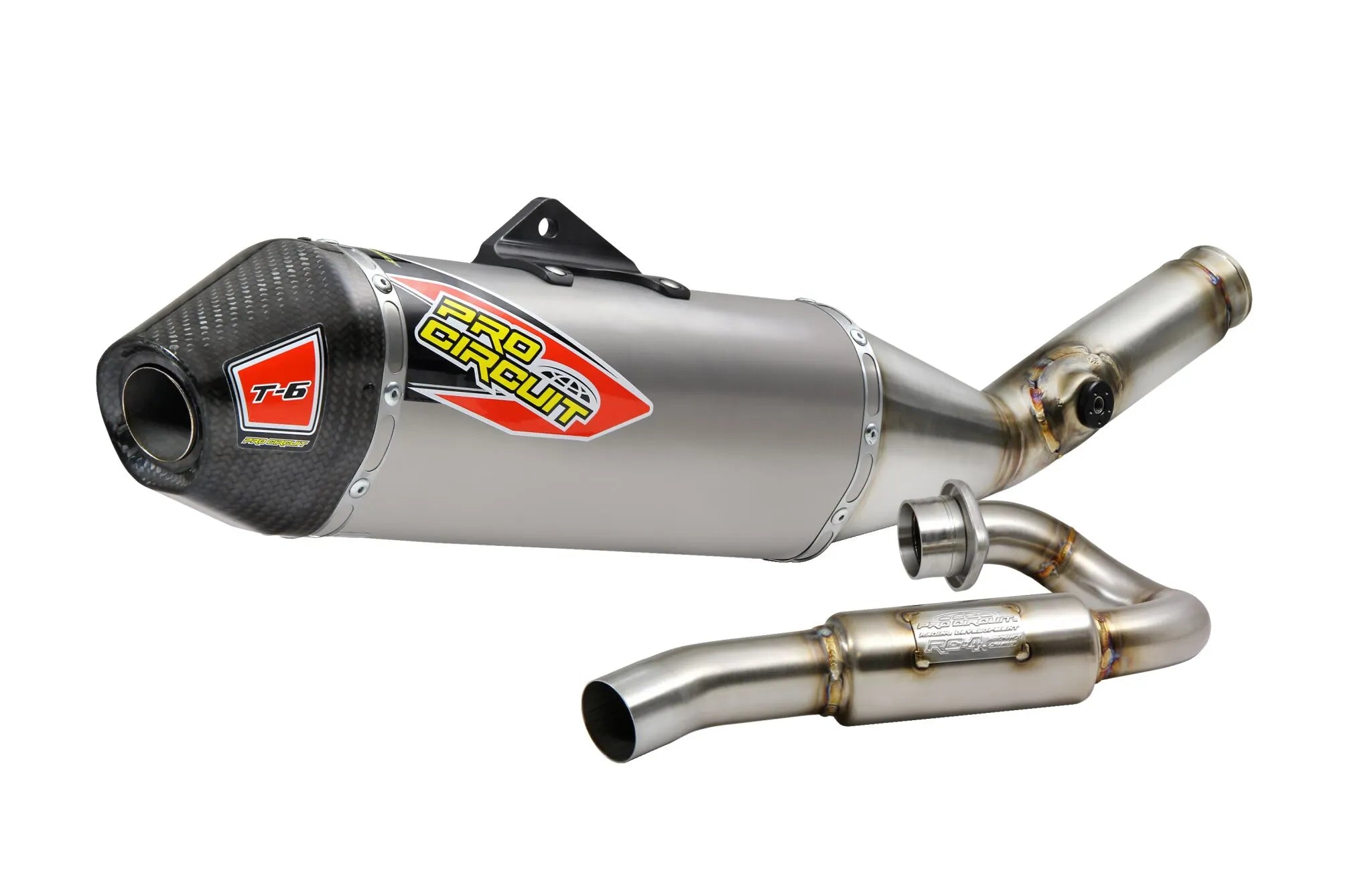 Pro Circuit T-6 Euro Avgassystem Ss/ti/cf Komplett System