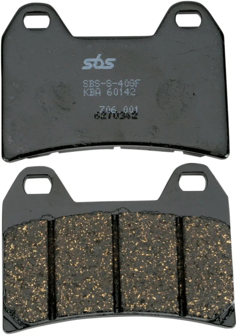 SBS HF Street Keramiska Organiska Bromsbelägg - Fram