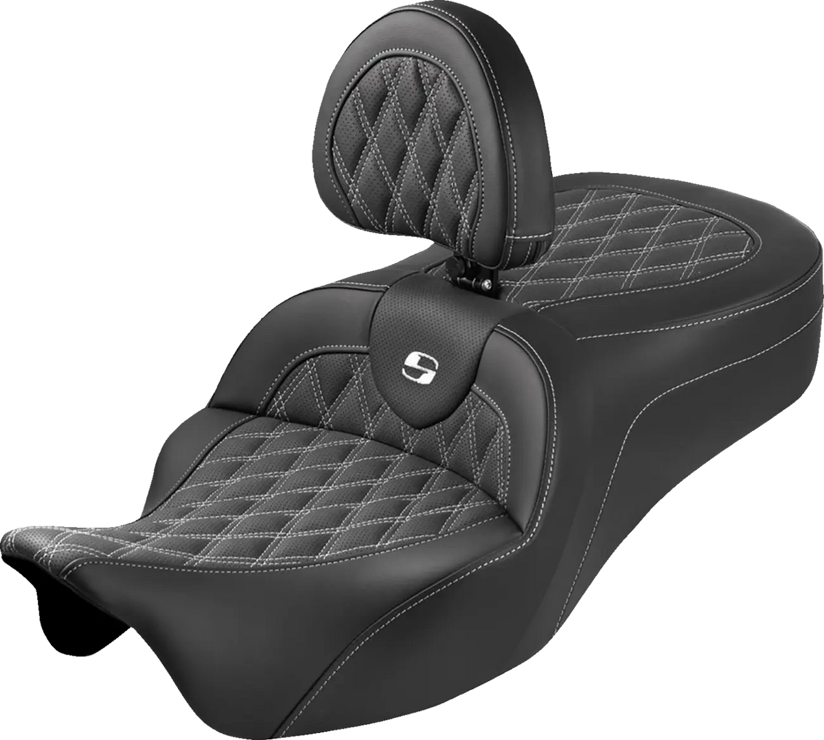 Saddlemen Roadsofa King Black Seat for Harley-Davidson