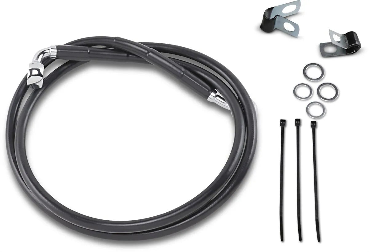 Drag Specialties Rostfritt stål bromsslang kit