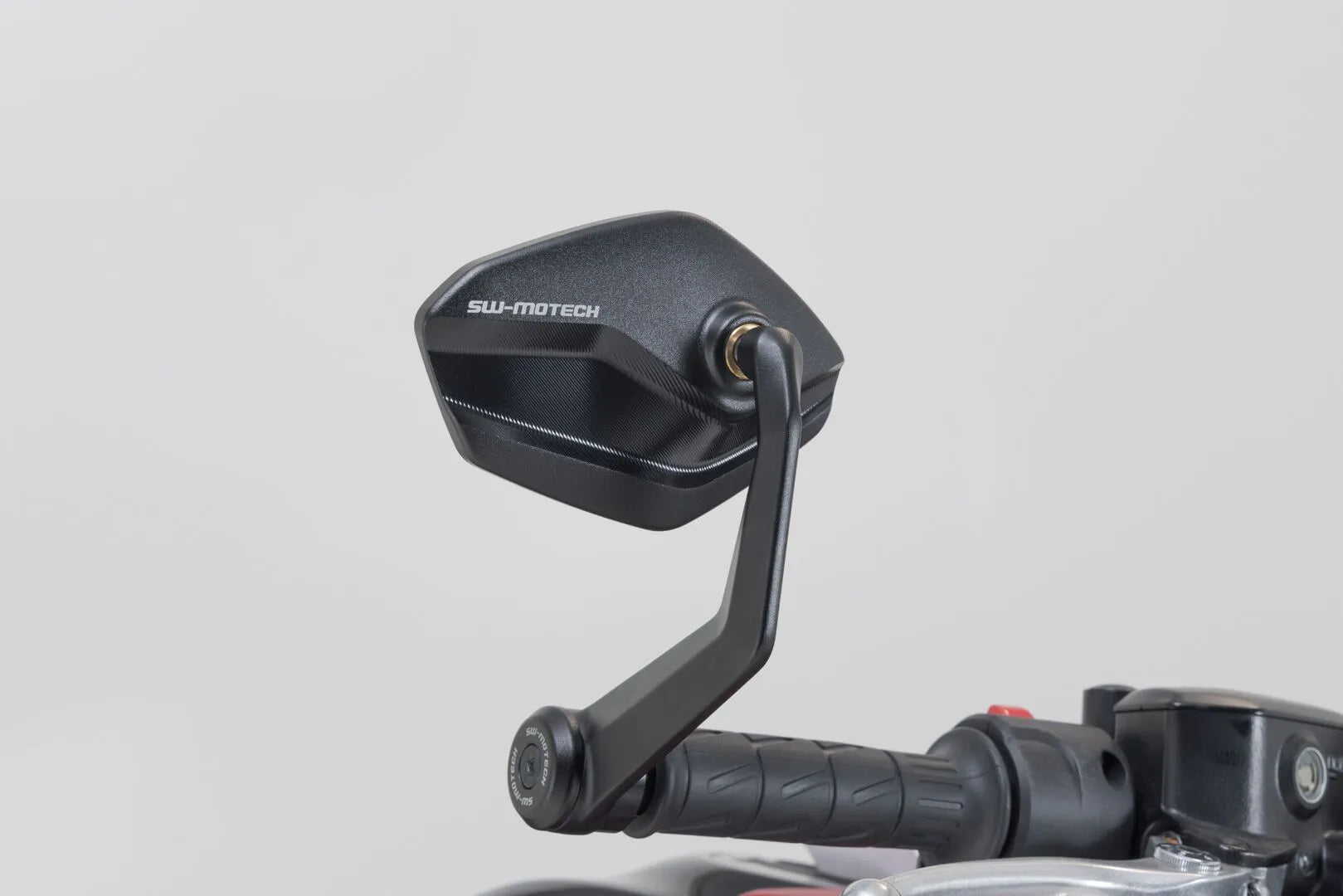Sw-motech Bar End Mirrors - Black Aluminum