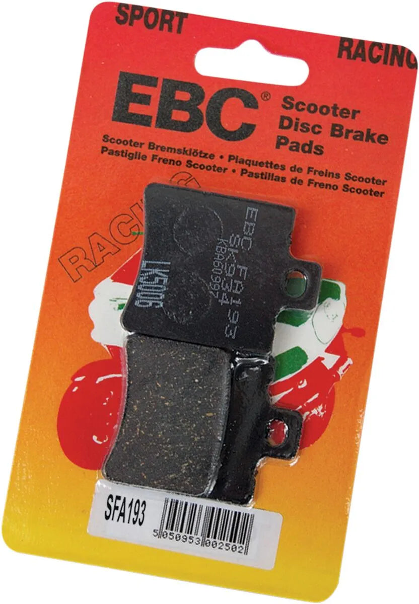 Ebc Scooter Sfa Bromsbelägg - Förbättrad Stoppkraft - Fram & Bak