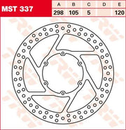 Trw Rund Fast Bromsskiva För 250-299mm - Fram