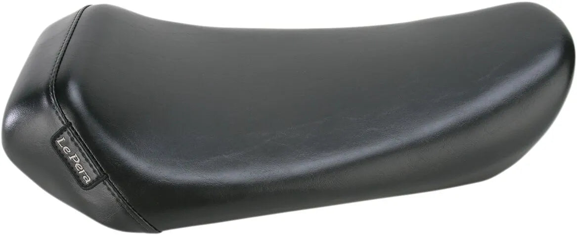 Le Pera Bare Bones Solo Seat - Black Vinyl - For Harley Davidson