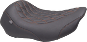 Mustang Wide Tripper Solo Seat - For Harley Davidson