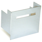 MCS Battery side cover smooth with window - Chrome