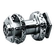 MCS Chrome dual flange hub 7/16 & 3/8 holes