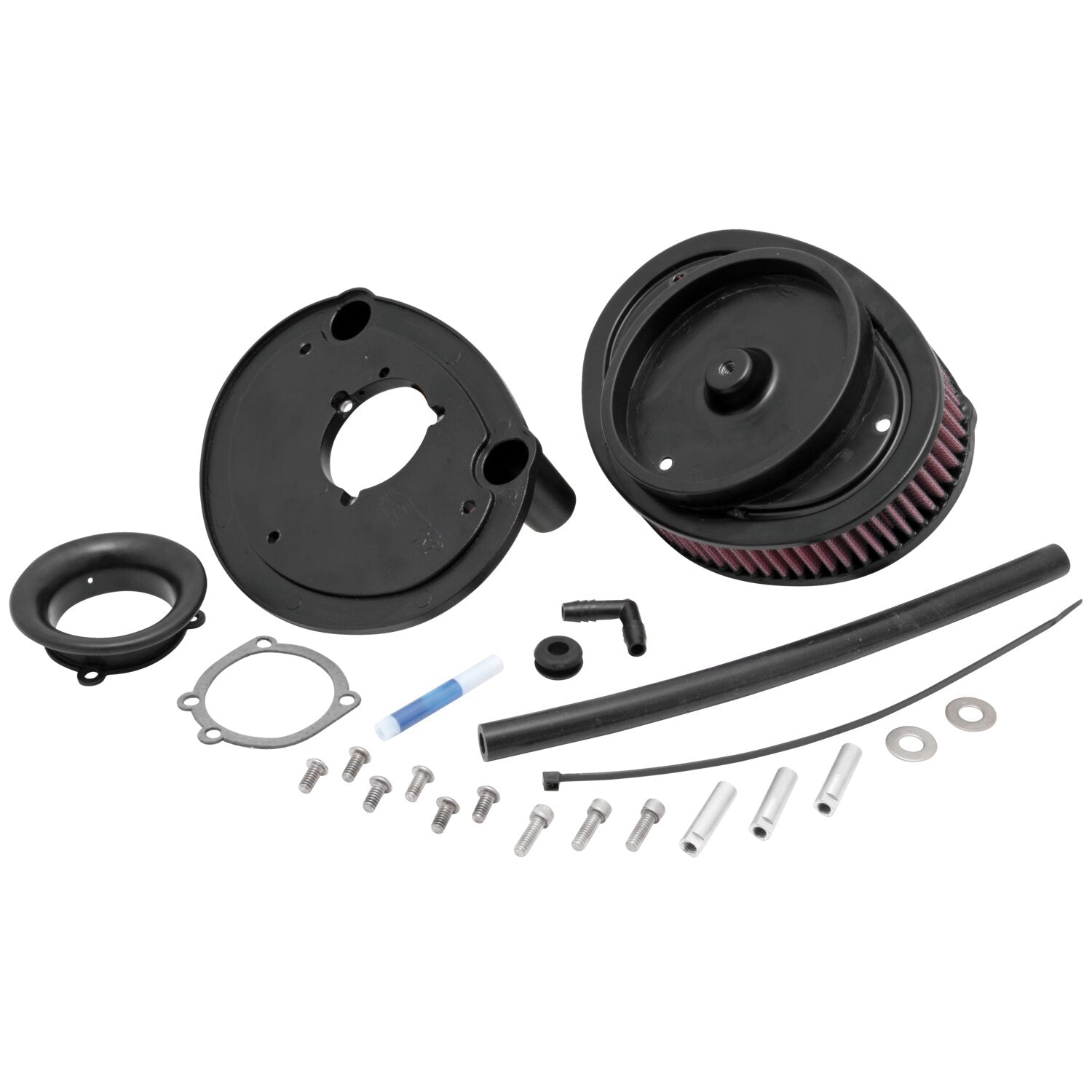 K&N RK-series Twin Cam oval air cleaner assy - Std width