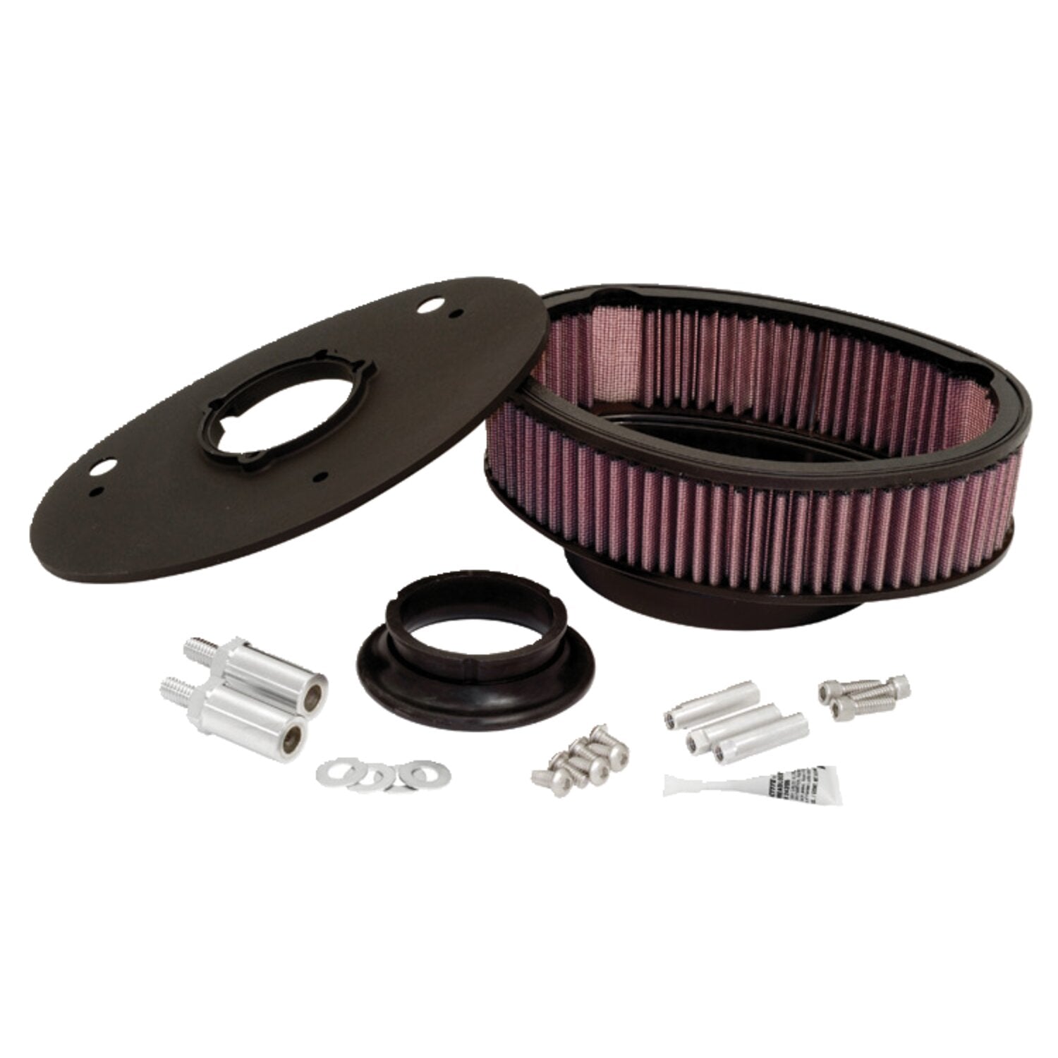 K&N RK-series Twin Cam oval air cleaner assy - X-wide