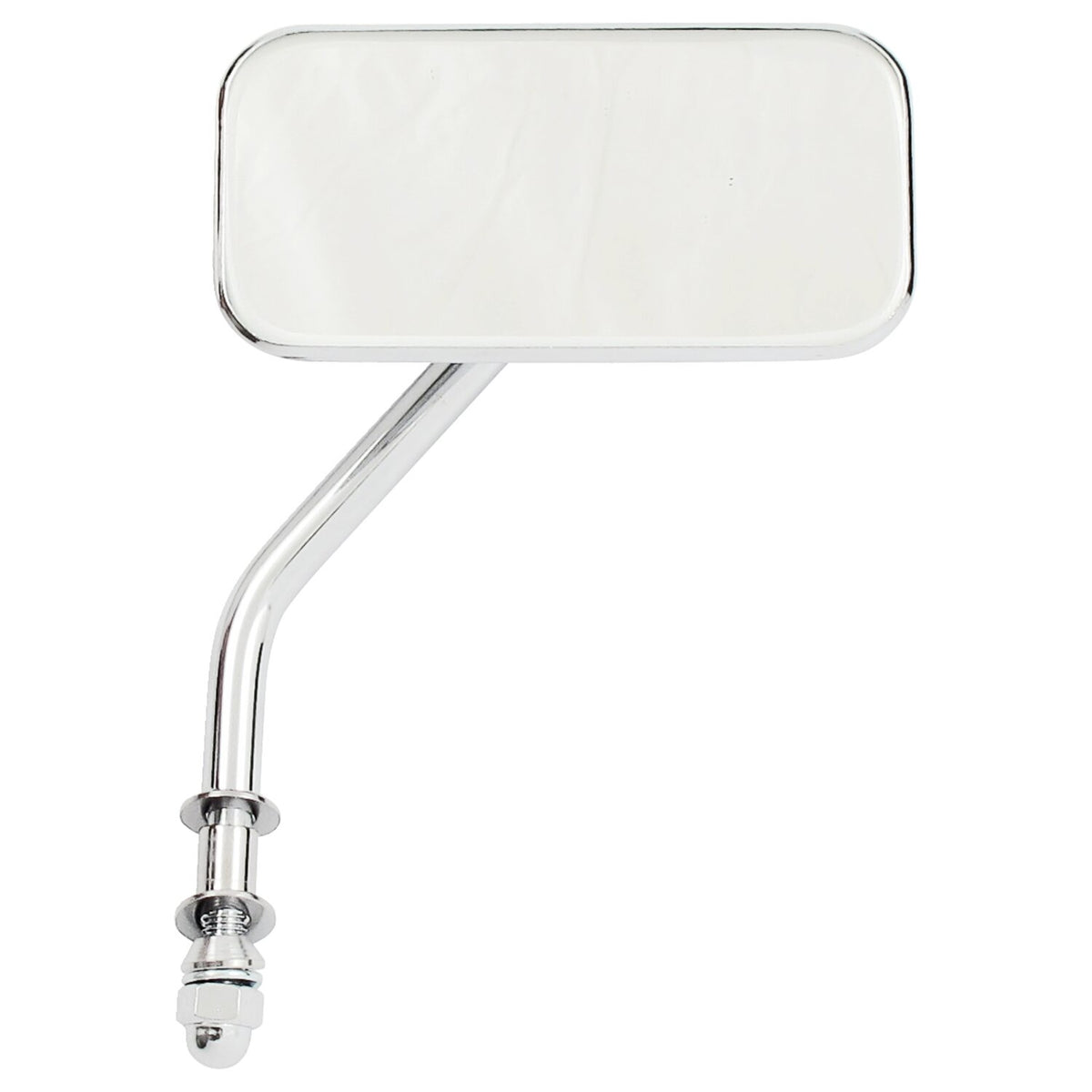 MCS Small rectangular mirror - short stem chrome