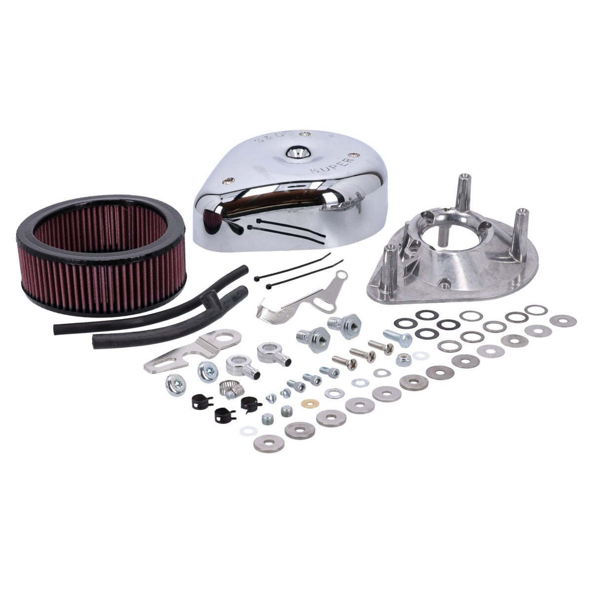 S&S teardrop air cleaner assembly - Chrome