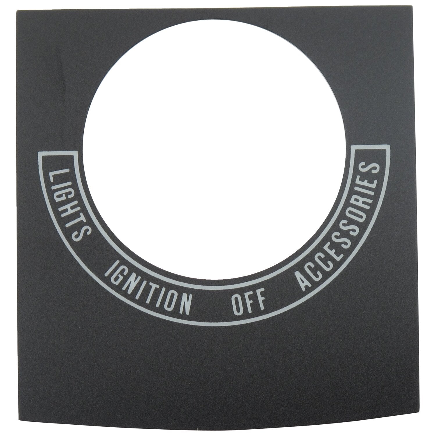 MCS Ignition switch decal