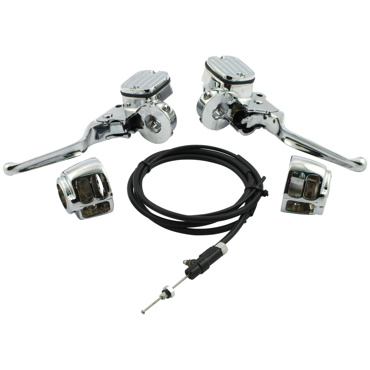 MCS Handlebar control hydr - Clutch conversion kit - Chrome