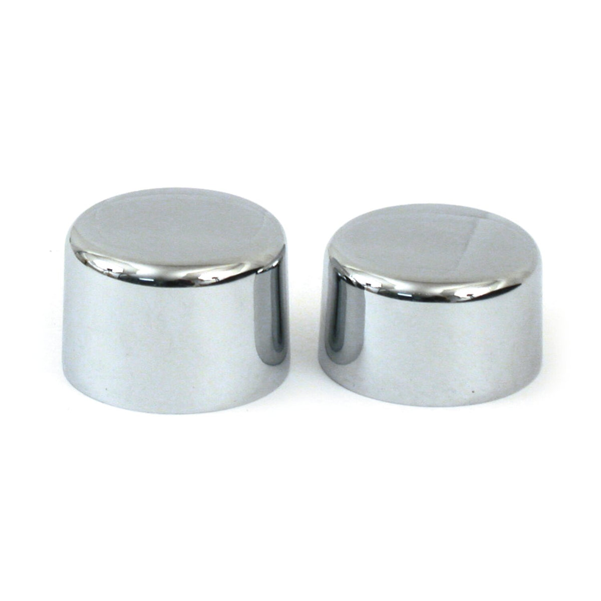 MCS Front axle nut cap kit - Chrome