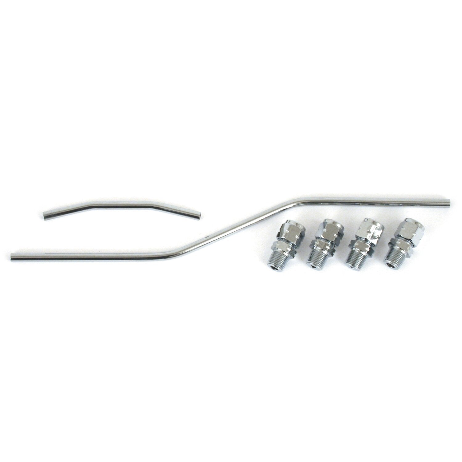 MCS Shovel rocker box oil line kit - Chrome