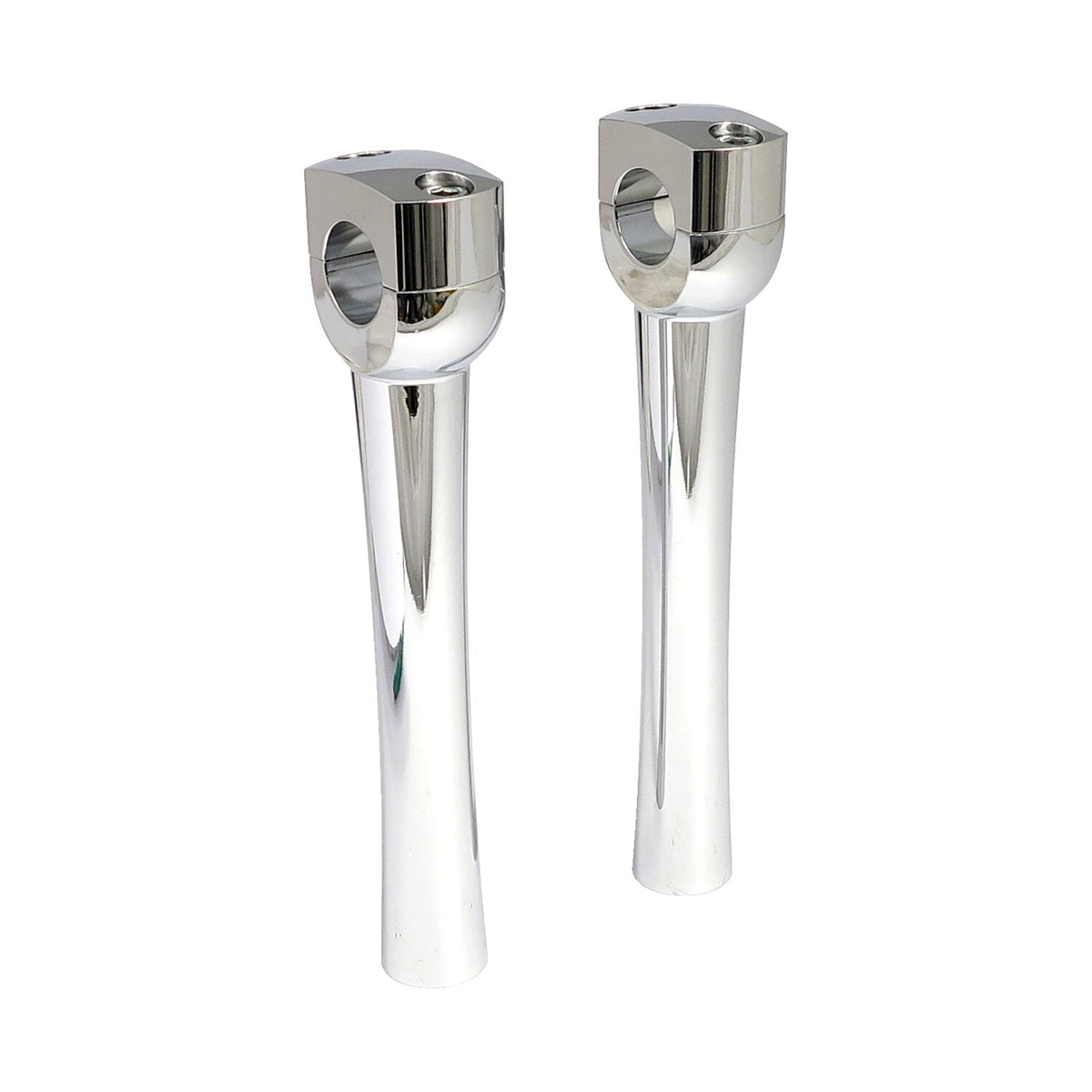 MCS Dighton 8" domed risers - Chrome