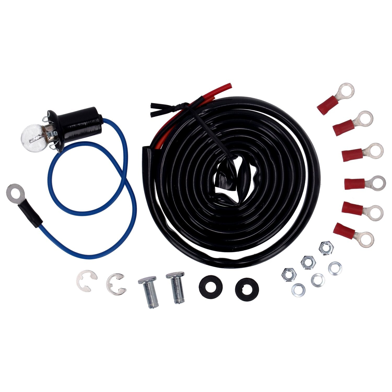 MCS FL speedo/tachometer '73-84 face' black - 2:1 kmh