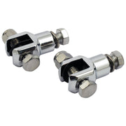 MCS Passenger foot peg stud assembly - 3/8" - Chrome